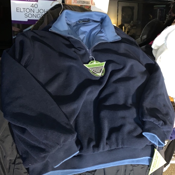 Reversible Size M Mens Golf & Beyond Wedge Jacket NWT Windproof /Water Resistant